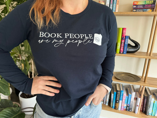 "Book people are my people" Long Sleeve Shirt
