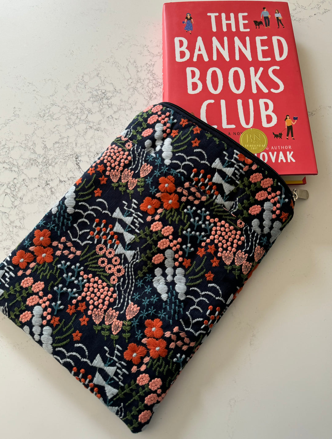 Embroidered Book Sleeve – The Brenda Novak Store