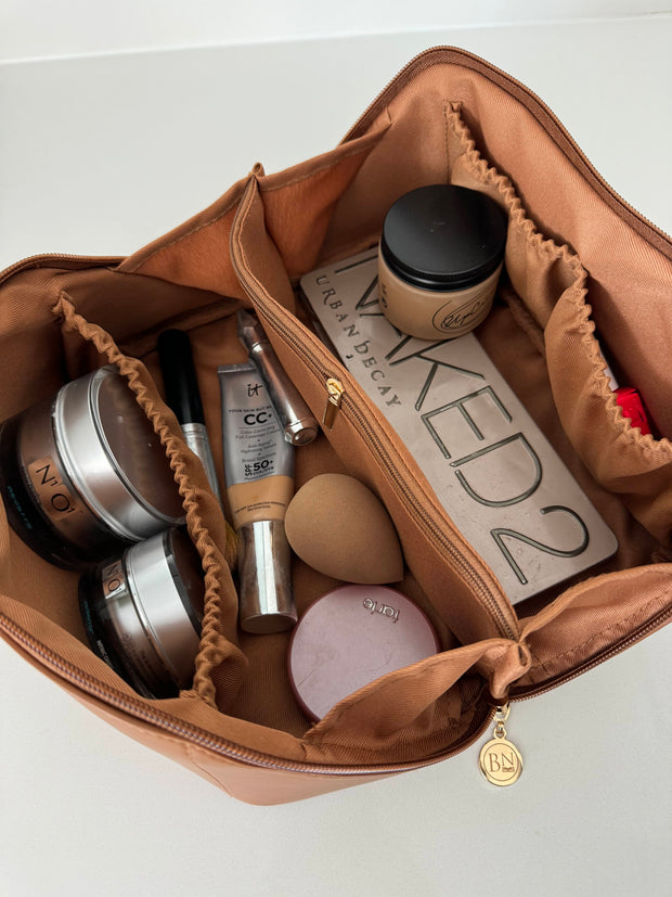 "Can I bring my book?" Makeup Bag