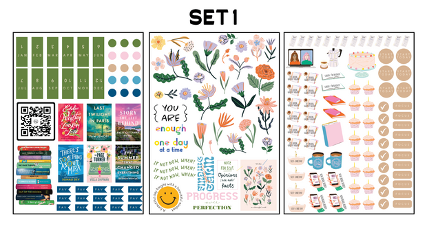Bookish Sticker Sheets