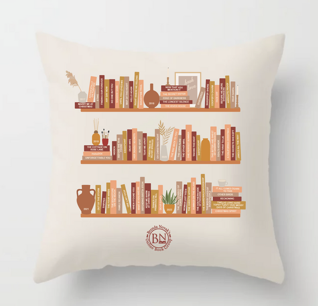 Bookshelf Pillow Cover